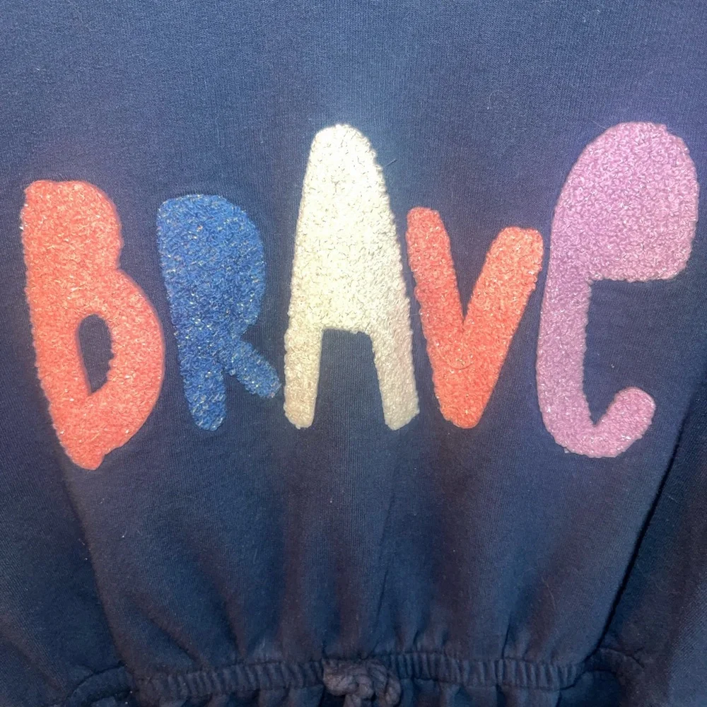 Wonder Nation Girls‎ BRAVE Dress sz XL 14/16 blue School
